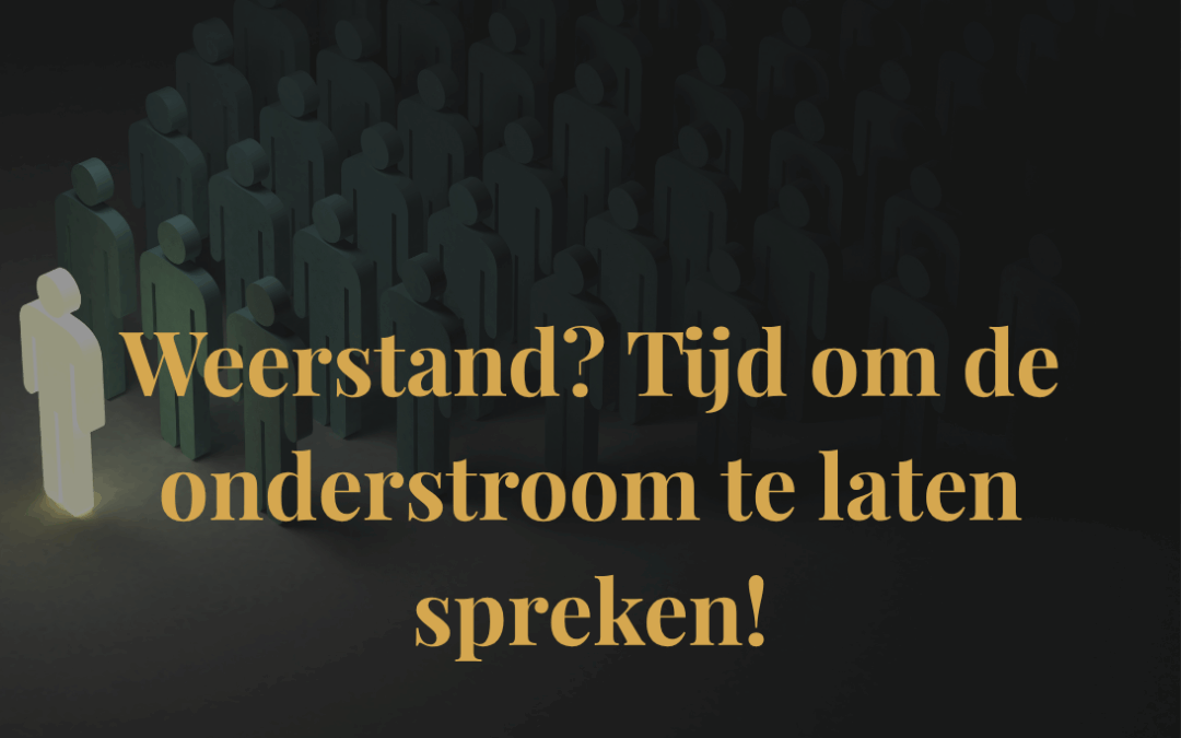 Weerstand? Tijd om de onderstroom te laten spreken!