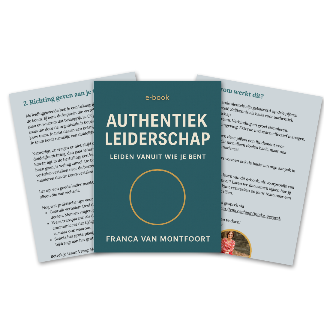 Authentiek Leiderschap: Leiden vanuit wie je bent Authentiek Leiderschap: Leiden vanuit wie je bent